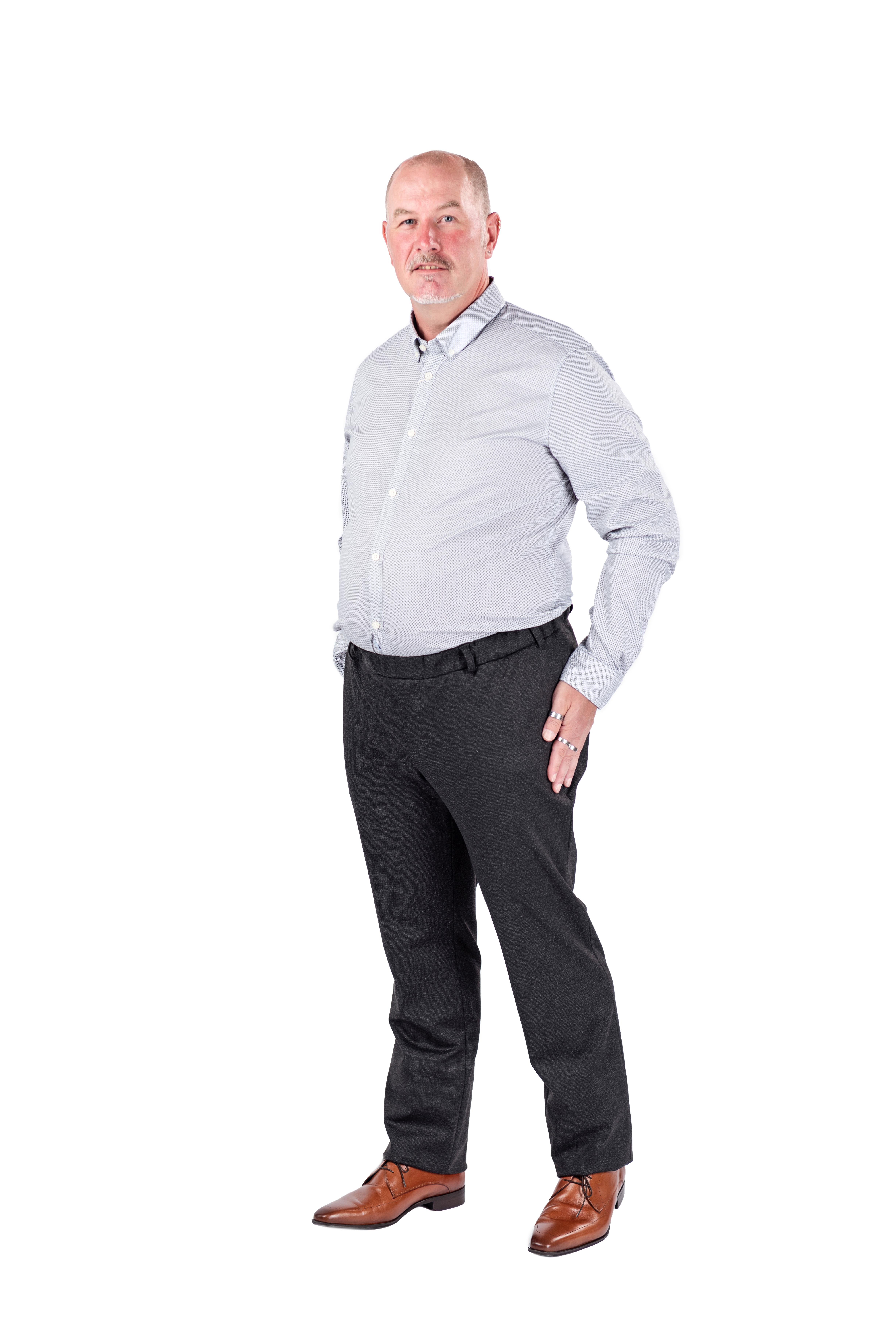 2 in 1 broek: rolstoelbroek met elastiek